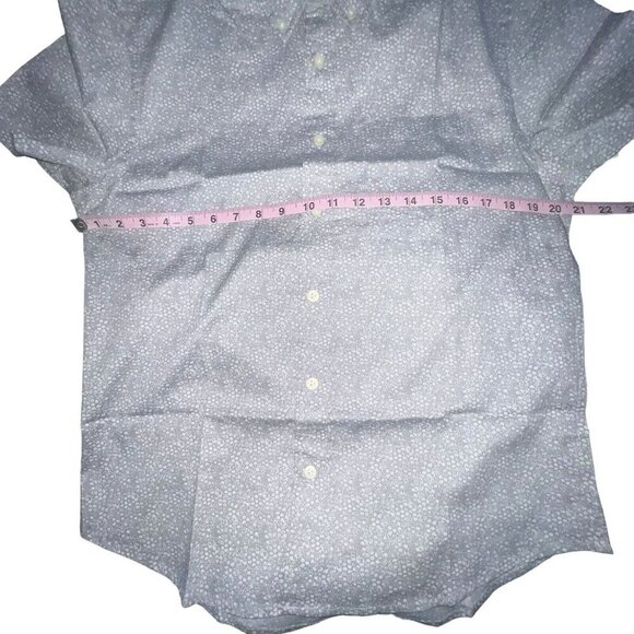 JACHS Men's Floral Shirt Summer‎ Short Sleeve $79 Size Small Gray Button Up NEW - Picture 4 of 10